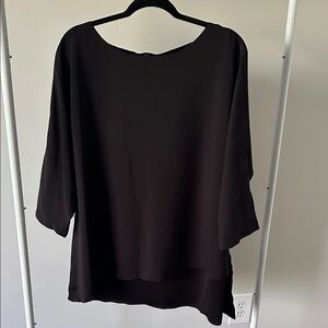 Chico's Classic Black Tunic Top